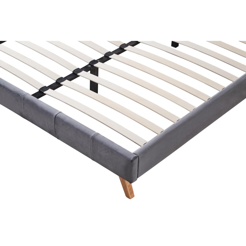 'SCANDINO Bed 160, Ash Grey' 'SCANDINO Bed 160, Ash Grey'