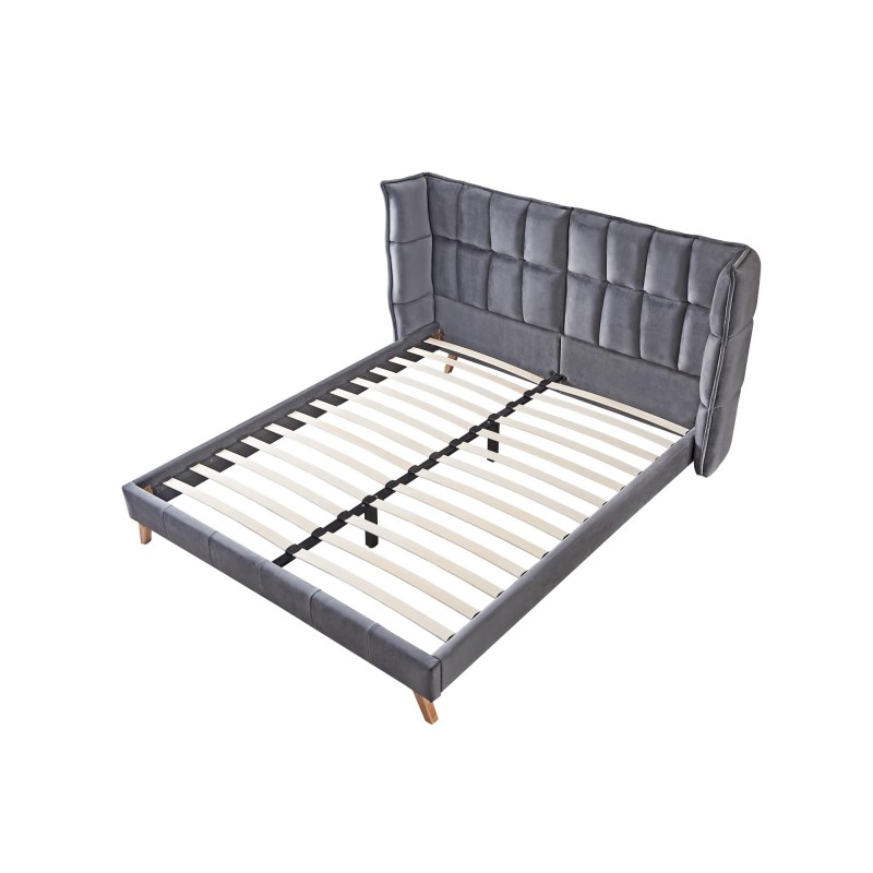 'SCANDINO Bed 160, Ash Grey' 'SCANDINO Bed 160, Ash Grey'