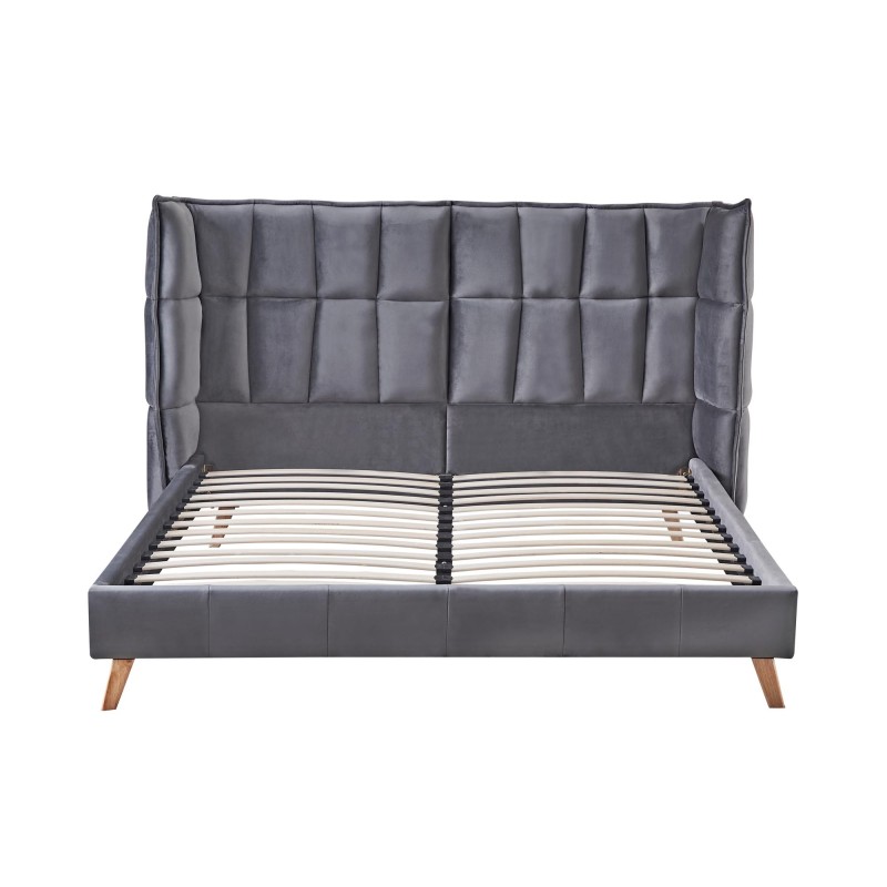 'SCANDINO Bed 160, Ash Grey' 'SCANDINO Bed 160, Ash Grey'