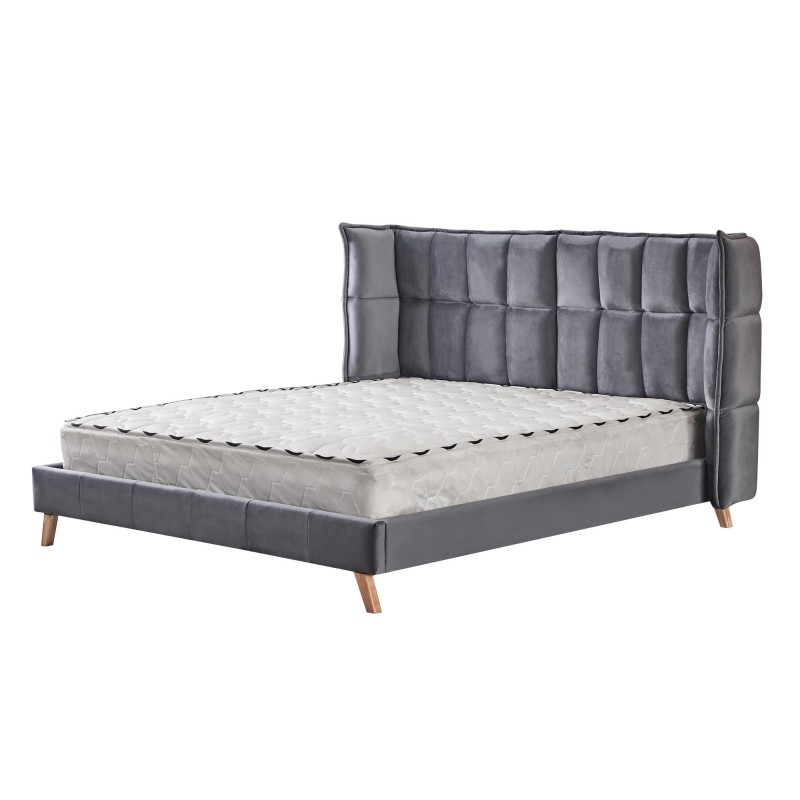 'SCANDINO Bed 160, Ash Grey' 'SCANDINO Bed 160, Ash Grey'