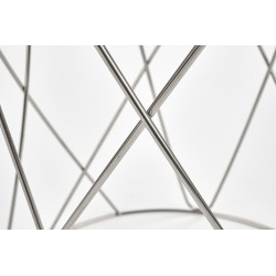 'SELENA Coffee Table, Frame - Chrome, Glass - Smoked' 'SELENA Coffee Table, Frame - Chrome, Glass - Smoked'