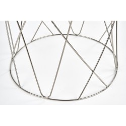 'SELENA Coffee Table, Frame - Chrome, Glass - Smoked' 'SELENA Coffee Table, Frame - Chrome, Glass - Smoked'