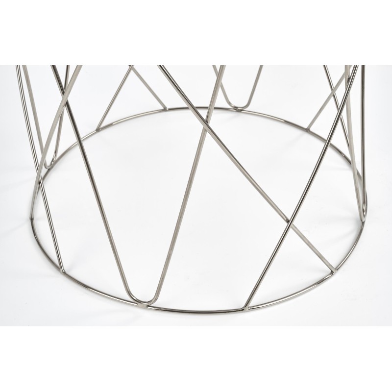 'SELENA Coffee Table, Frame - Chrome, Glass - Smoked' 'SELENA Coffee Table, Frame - Chrome, Glass - Smoked'