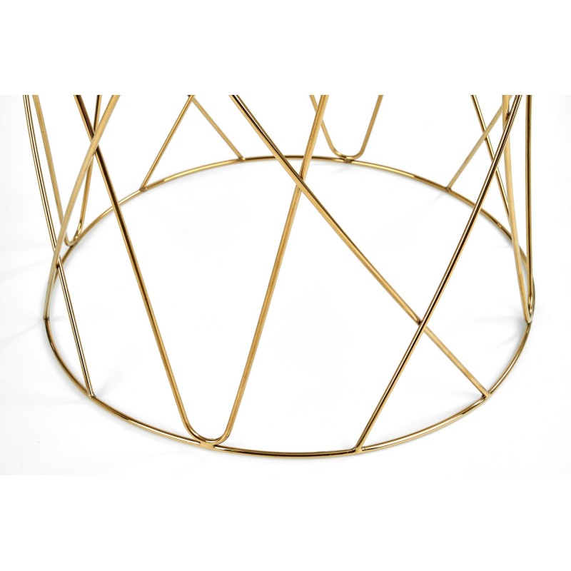 'SELENA Coffee Table, Frame - Gold, Glass - Smoked' 'SELENA Coffee Table, Frame - Gold, Glass - Smoked'