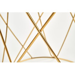 'SELENA Coffee Table, Frame - Gold, Glass - Smoked' 'SELENA Coffee Table, Frame - Gold, Glass - Smoked'