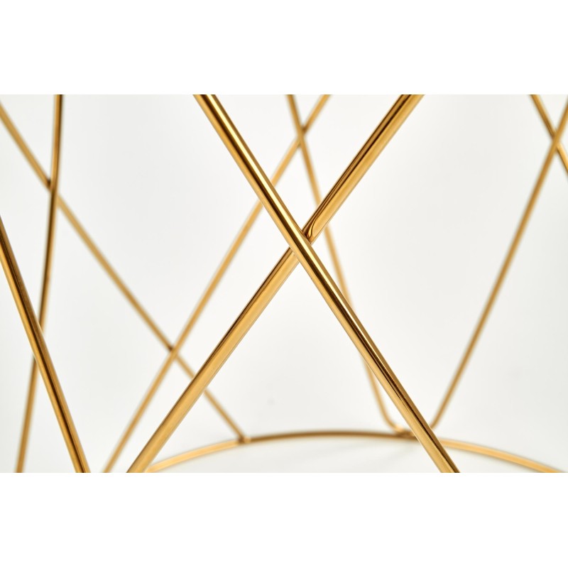 'SELENA Coffee Table, Frame - Gold, Glass - Smoked' 'SELENA Coffee Table, Frame - Gold, Glass - Smoked'