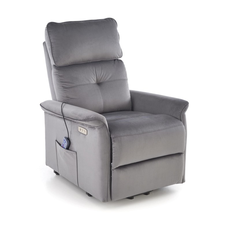 'SEMIR 2 Relaxation Armchair in Ash Grey' 'SEMIR 2 Relaxation Armchair in Ash Grey'