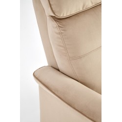 'SEMIR Electric Reclining Armchair with USB Port, Beige' 'SEMIR Electric Reclining Armchair with USB Port, Beige'