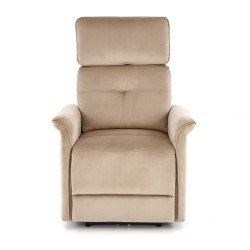 'SEMIR Electric Reclining Armchair with USB Port, Beige' 'SEMIR Electric Reclining Armchair with USB Port, Beige'