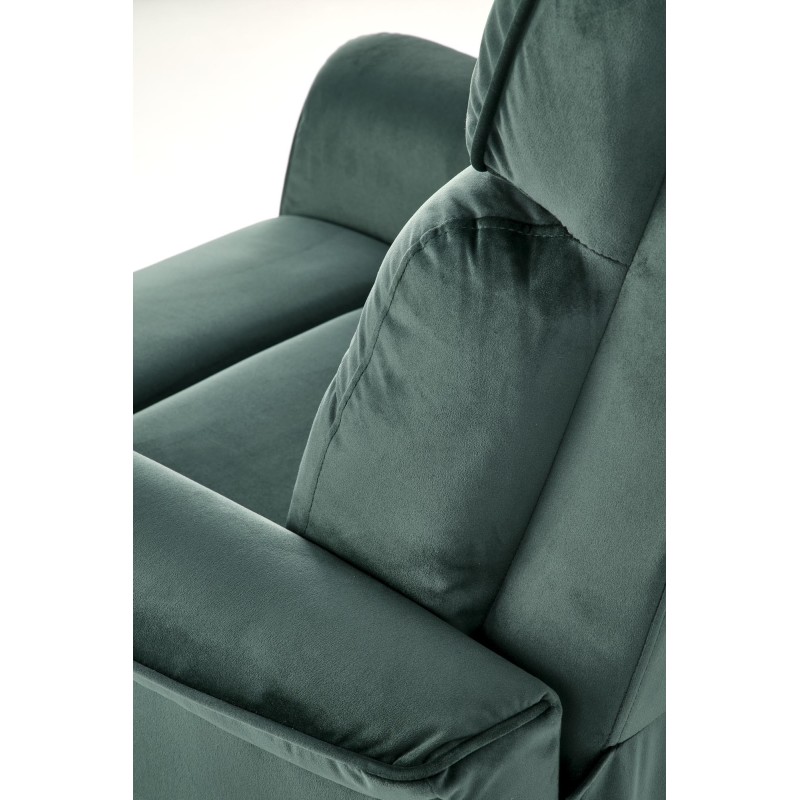 'SEMIR Electric Reclining Armchair with USB Port, Dark Green' 'SEMIR Electric Reclining Armchair with USB Port, Dark Green'