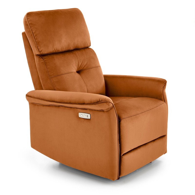 SEMIR fotel z funkcja elektrycznego rozkładania / gniazdo USB, cynamonowy (2p 1szt) SEMIR fotel z funkcja elektrycznego rozkładania / gniazdo USB, cynamonowy (2p 1szt)
