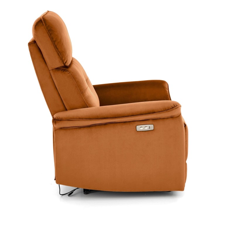 'SEMIR Electric Reclining Armchair with USB Port, Cinnamon' 'SEMIR Electric Reclining Armchair with USB Port, Cinnamon'