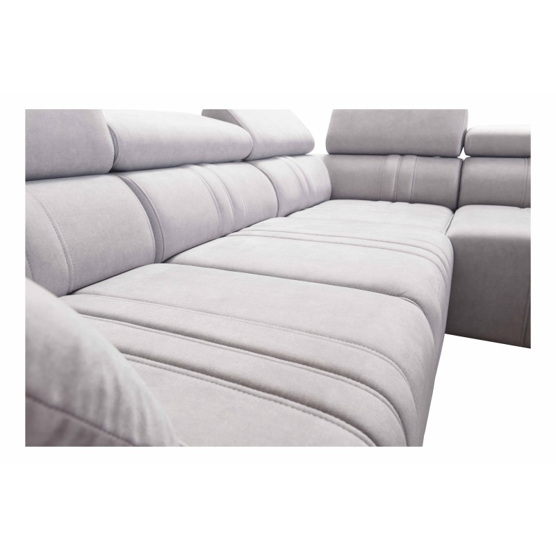 Exclusive Verona XI Corner Sofa with Sleeping Function in Velvet Fabric, Vena 13 | Your Ideal Furniture Exclusive Verona XI Corner Sofa with Sleeping Function in Velvet Fabric, Vena 13 | Your Ideal Furniture