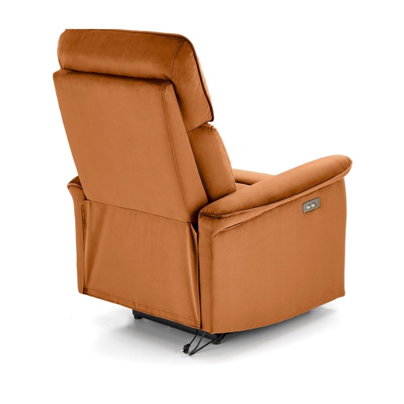 'SEMIR Electric Reclining Armchair with USB Port, Cinnamon' 'SEMIR Electric Reclining Armchair with USB Port, Cinnamon'