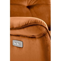SEMIR fotel z funkcja elektrycznego rozkładania / gniazdo USB, cynamonowy (2p 1szt) SEMIR fotel z funkcja elektrycznego rozkładania / gniazdo USB, cynamonowy (2p 1szt)