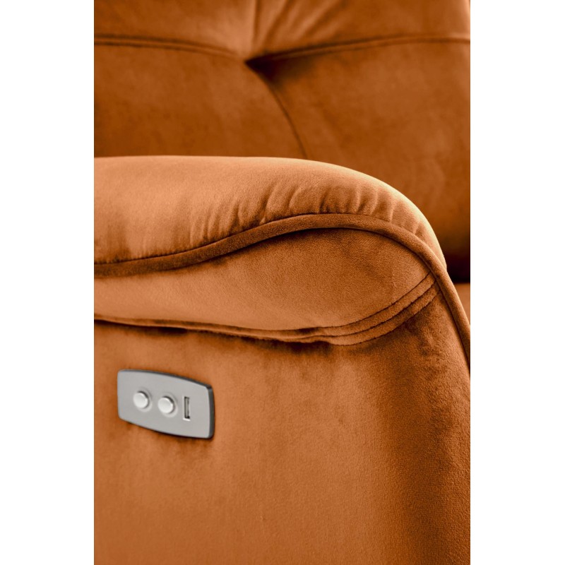 'SEMIR Electric Reclining Armchair with USB Port, Cinnamon' 'SEMIR Electric Reclining Armchair with USB Port, Cinnamon'