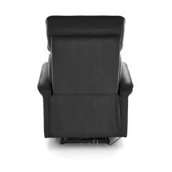 'SEMIR Electric Reclining Armchair with USB Port, Black' 'SEMIR Electric Reclining Armchair with USB Port, Black'