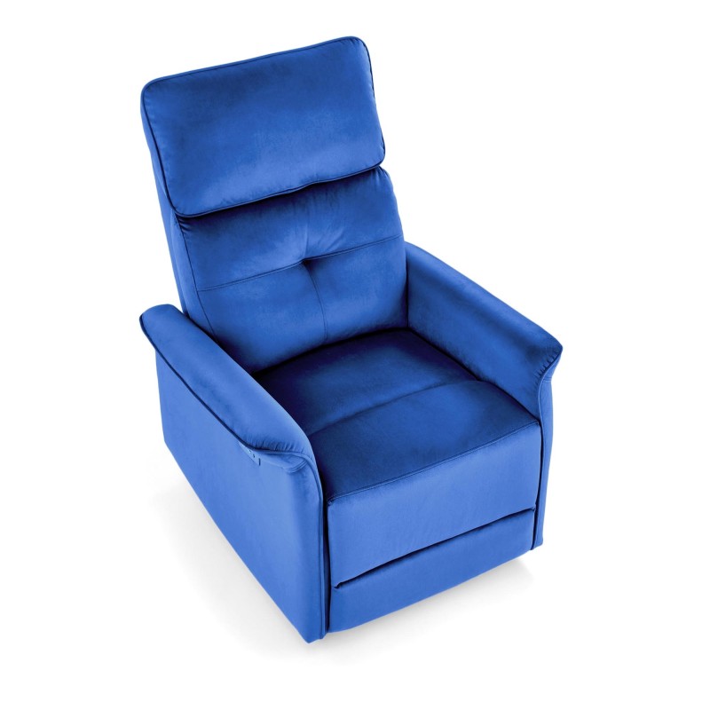 'SEMIR Electric Reclining Armchair with USB Port, Navy Blue' 'SEMIR Electric Reclining Armchair with USB Port, Navy Blue'