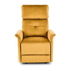 'SEMIR Electric Reclining Armchair with USB Port, Mustard' 'SEMIR Electric Reclining Armchair with USB Port, Mustard'