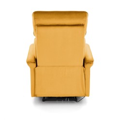 'SEMIR Electric Reclining Armchair with USB Port, Mustard' 'SEMIR Electric Reclining Armchair with USB Port, Mustard'