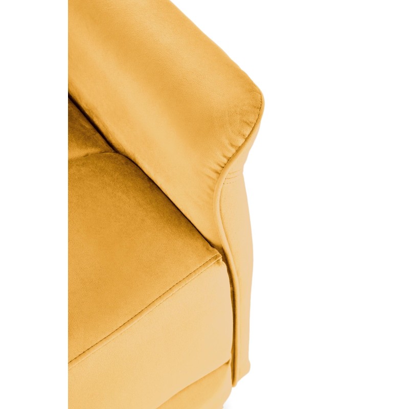 'SEMIR Electric Reclining Armchair with USB Port, Mustard' 'SEMIR Electric Reclining Armchair with USB Port, Mustard'