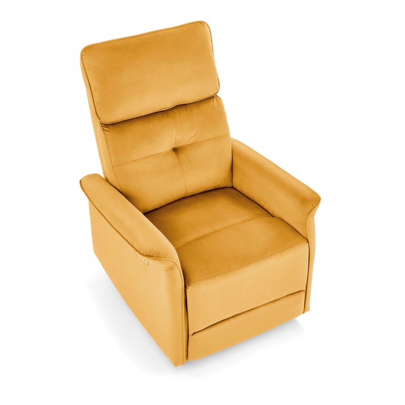 'SEMIR Electric Reclining Armchair with USB Port, Mustard' 'SEMIR Electric Reclining Armchair with USB Port, Mustard'