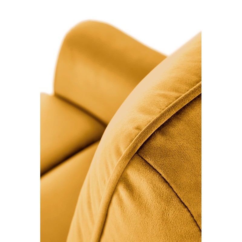 'SEMIR Electric Reclining Armchair with USB Port, Mustard' 'SEMIR Electric Reclining Armchair with USB Port, Mustard'