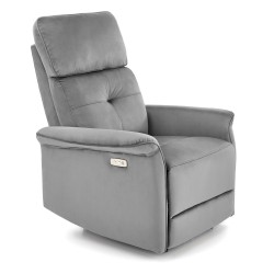 'SEMIR Electric Reclining Armchair with USB Port, Ash Grey' 'SEMIR Electric Reclining Armchair with USB Port, Ash Grey'
