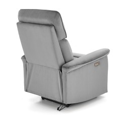 'SEMIR Electric Reclining Armchair with USB Port, Ash Grey' 'SEMIR Electric Reclining Armchair with USB Port, Ash Grey'