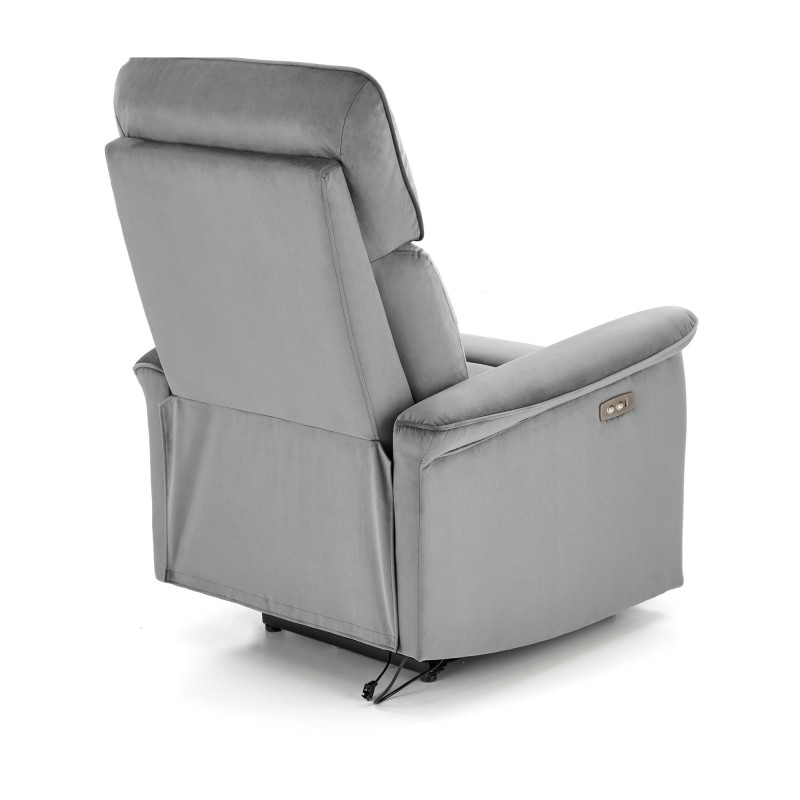 'SEMIR Electric Reclining Armchair with USB Port, Ash Grey' 'SEMIR Electric Reclining Armchair with USB Port, Ash Grey'