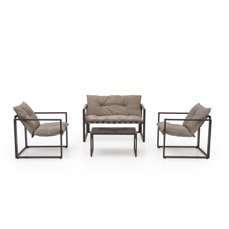 'SHARK Garden Set, Dark Brown / Cappuccino' 'SHARK Garden Set, Dark Brown / Cappuccino'