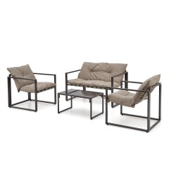 'SHARK Garden Set, Dark Brown / Cappuccino' 'SHARK Garden Set, Dark Brown / Cappuccino'
