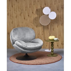 "SHELL Relaxation Armchair, Ashen"