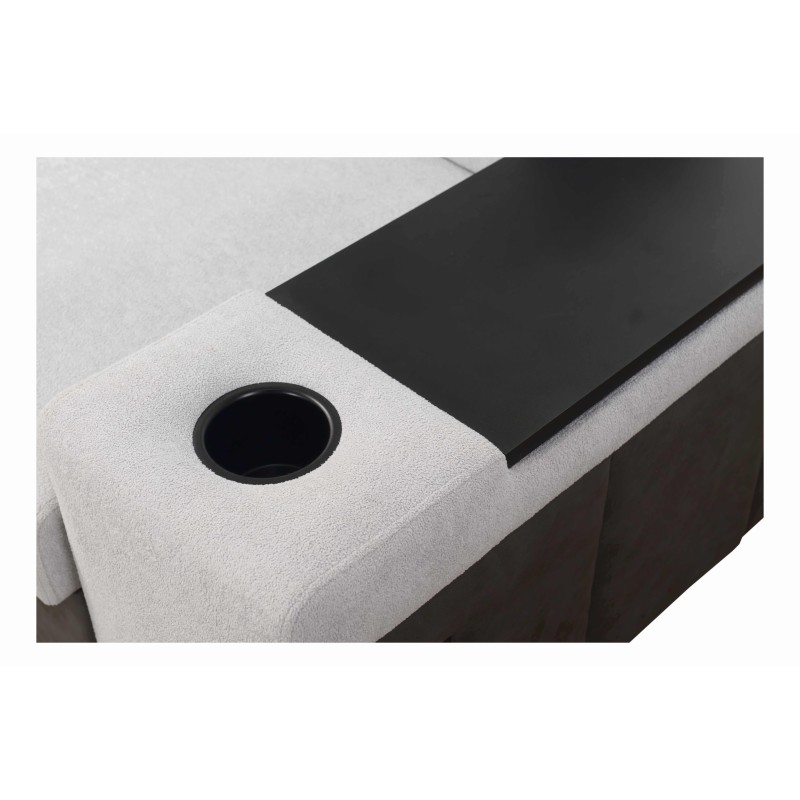 Esquina Prestige III con función de cama y puerto USB - Suave al tacto, Freya 210.02 + Tauro 8202. Esquina Prestige III con función de cama y puerto USB - Suave al tacto, Freya 210.02 + Tauro 8202.