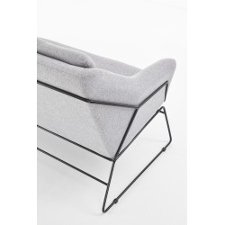 'SOFT 2 XL Double Relaxation Chair with Black Frame, Light Ash' 'SOFT 2 XL Double Relaxation Chair with Black Frame, Light Ash'
