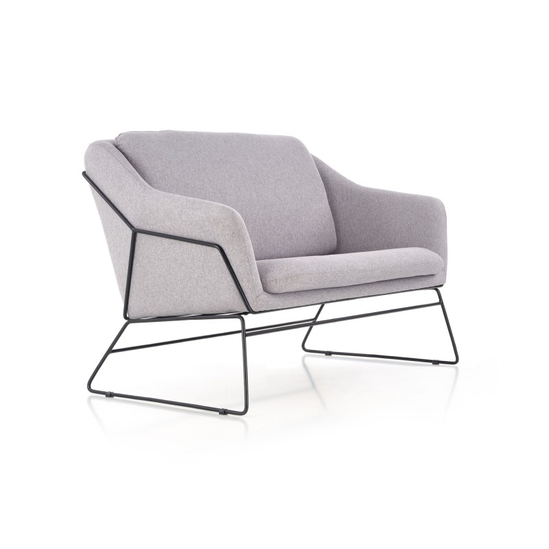 'SOFT 2 XL Double Relaxation Chair with Black Frame, Light Ash' 'SOFT 2 XL Double Relaxation Chair with Black Frame, Light Ash'