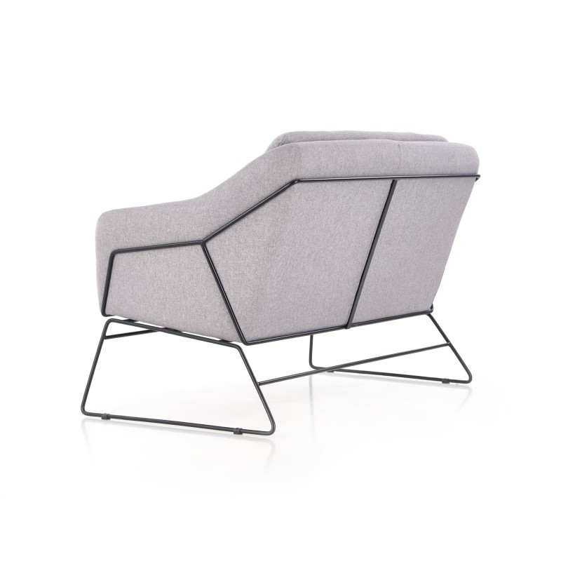 'SOFT 2 XL Double Relaxation Chair with Black Frame, Light Ash' 'SOFT 2 XL Double Relaxation Chair with Black Frame, Light Ash'
