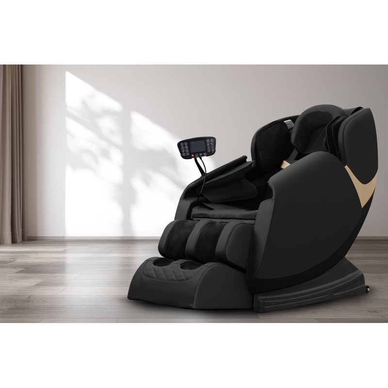 'SOLARIA Relaxation Armchair with Massage and Heating Function, Black' 'SOLARIA Relaxation Armchair with Massage and Heating Function, Black'