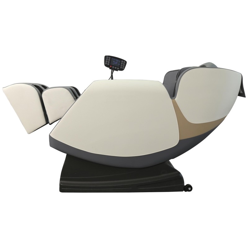 'SOLARIA Relaxation Armchair with Massage and Heating Function, Cream / Ash' 'SOLARIA Relaxation Armchair with Massage and Heating Function, Cream / Ash'
