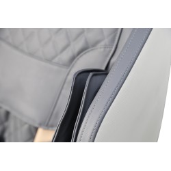 'SOLARIA Relaxation Armchair with Massage and Heating Function, Cream / Ash' 'SOLARIA Relaxation Armchair with Massage and Heating Function, Cream / Ash'