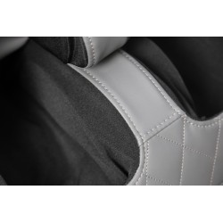 'SOLARIA Relaxation Armchair with Massage and Heating Function, Cream / Ash' 'SOLARIA Relaxation Armchair with Massage and Heating Function, Cream / Ash'