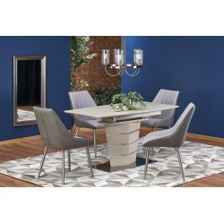 'SORENTO Extendable Beige Matte Table'