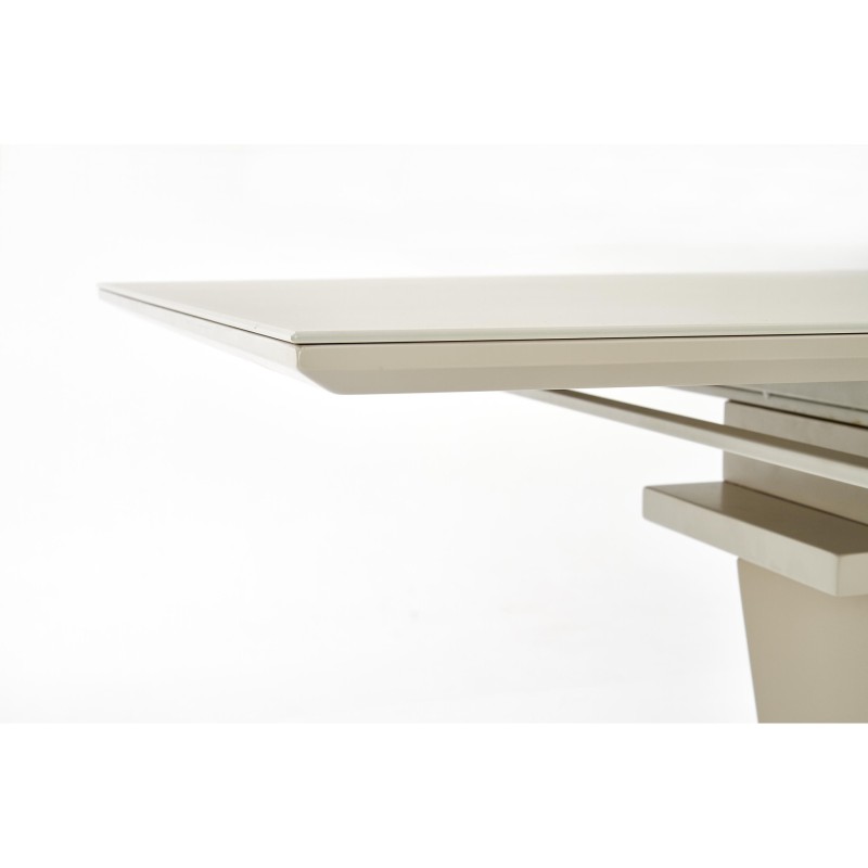'SORENTO Extendable Beige Matte Table' 'SORENTO Extendable Beige Matte Table'
