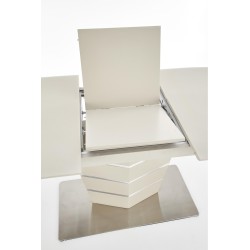 'SORENTO Extendable Beige Matte Table' 'SORENTO Extendable Beige Matte Table'