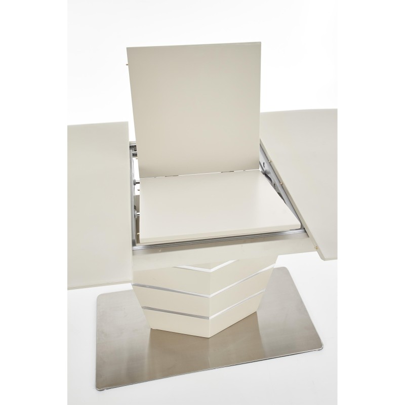 'SORENTO Extendable Beige Matte Table' 'SORENTO Extendable Beige Matte Table'