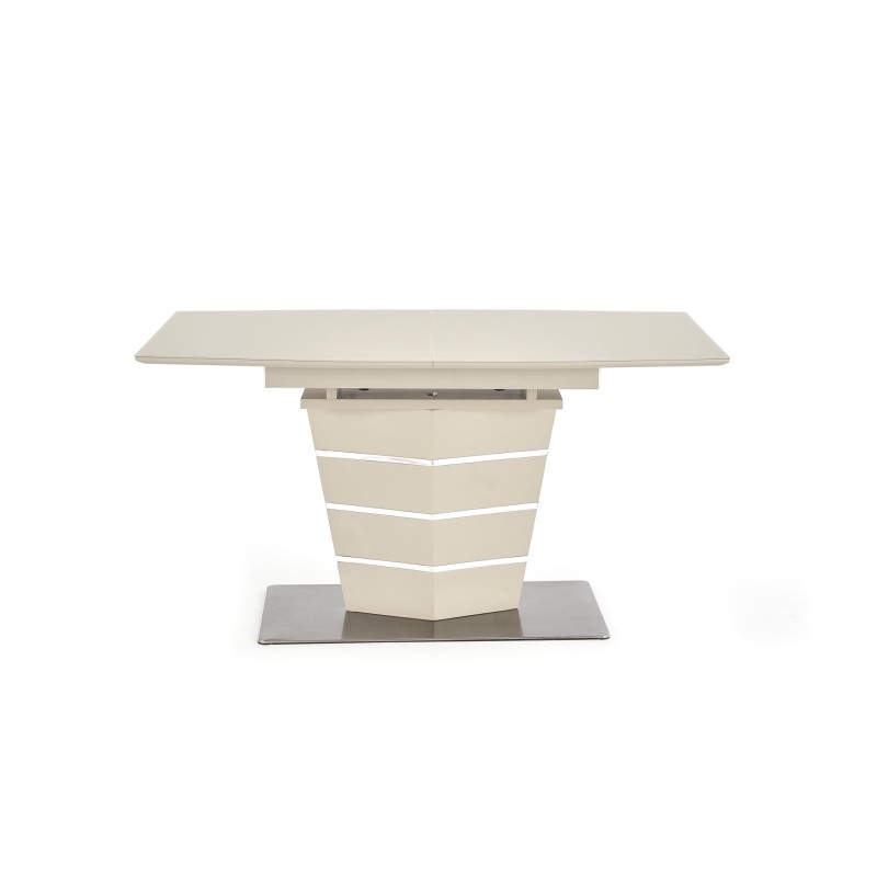 'SORENTO Extendable Beige Matte Table' 'SORENTO Extendable Beige Matte Table'