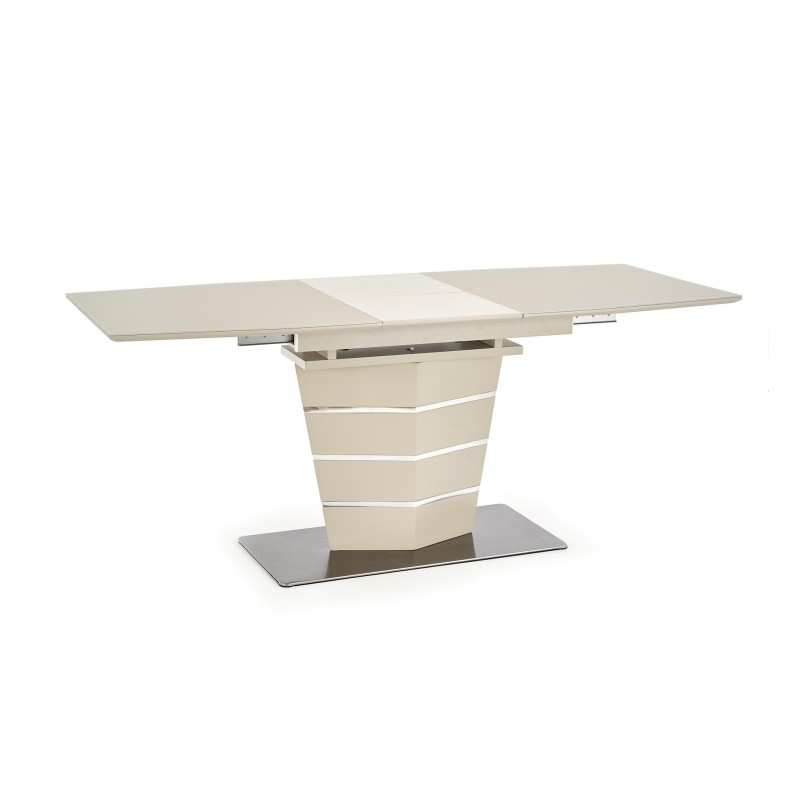 'SORENTO Extendable Beige Matte Table' 'SORENTO Extendable Beige Matte Table'