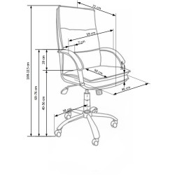 STANLEY fotel gabinetowy czarny STANLEY fotel gabinetowy czarny
