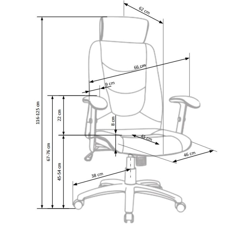 'STILO Black Office Chair' 'STILO Black Office Chair'