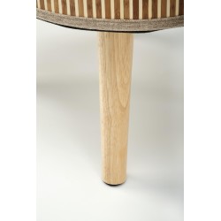 'TICO Set of 2 Poufs with Storage Function, Beige' 'TICO Set of 2 Poufs with Storage Function, Beige'